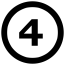 the-number-4-in-a-circle