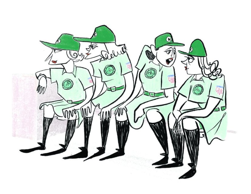 Ladies+in+the+Dugout