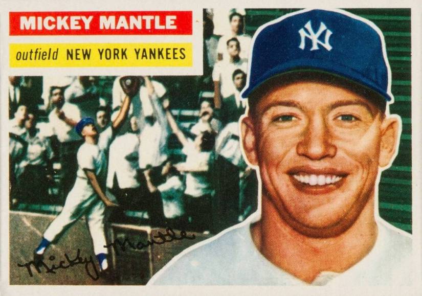 1956-Topps-135-Mickey-Mantle-Baseball-Card