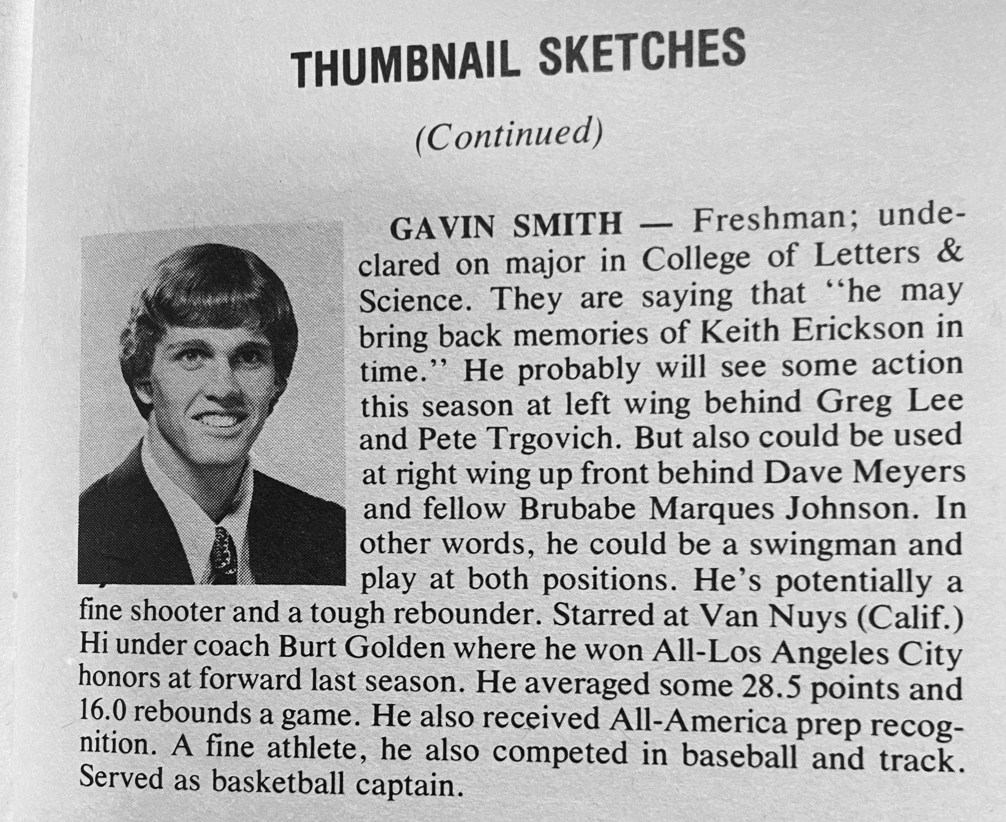 No. 55: Gavin Smith – Tom Hoffarth's The Drill: More Farther Off the Wall